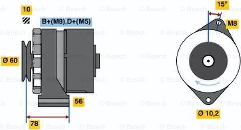 BOSCH 0 986 034 520 - Alternatore www.autoricambi360.it