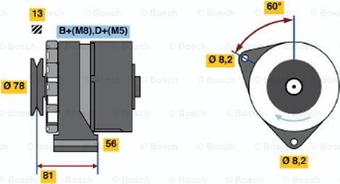 BOSCH 0 986 034 080 - Alternatore www.autoricambi360.it