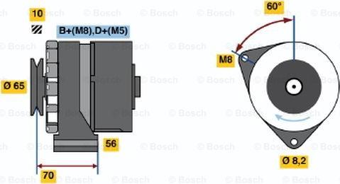 BOSCH 0 986 034 130 - Alternatore www.autoricambi360.it
