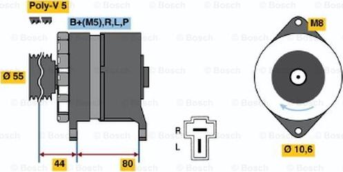 BOSCH 0 986 034 291 - Alternatore www.autoricambi360.it