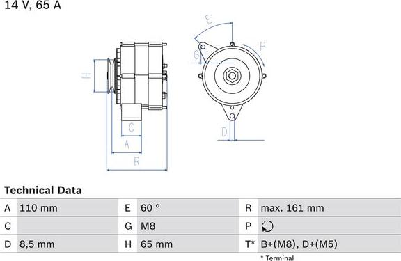 BOSCH 0 986 034 230 - Alternatore www.autoricambi360.it