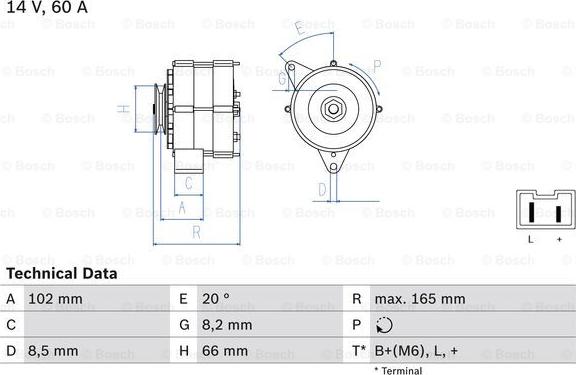 BOSCH 0 986 034 740 - Alternatore www.autoricambi360.it