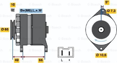BOSCH 0 986 034 780 - Alternatore www.autoricambi360.it
