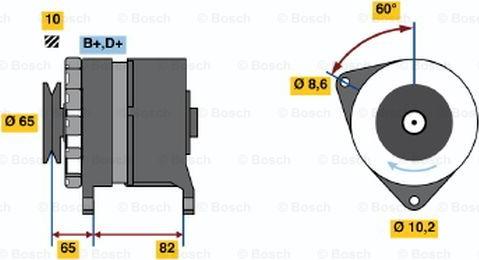 BOSCH 0 986 035 670 - Alternatore www.autoricambi360.it