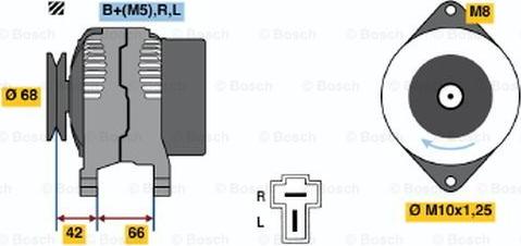 BOSCH 0 986 035 851 - Alternatore www.autoricambi360.it