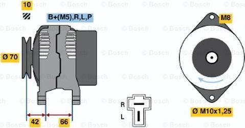 BOSCH 0 986 035 791 - Alternatore www.autoricambi360.it