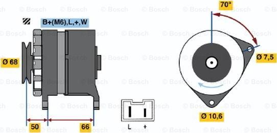 BOSCH 0 986 036 901 - Alternatore www.autoricambi360.it