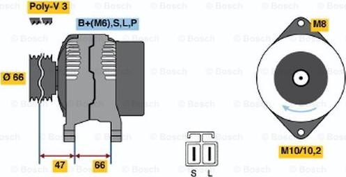 BOSCH 0 986 036 471 - Alternatore www.autoricambi360.it