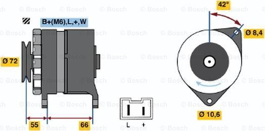 BOSCH 0 986 036 711 - Alternatore www.autoricambi360.it