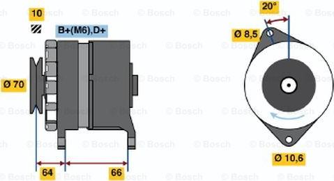 BOSCH 0 986 030 990 - Alternatore www.autoricambi360.it