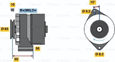 BOSCH 0 986 030 910 - Alternatore www.autoricambi360.it