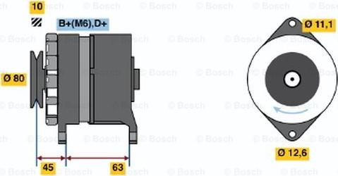 BOSCH 0 986 030 980 - Alternatore www.autoricambi360.it