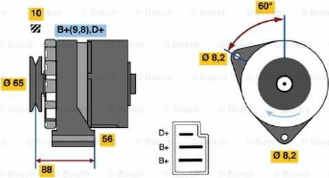 BOSCH 0 986 030 580 - Alternatore www.autoricambi360.it
