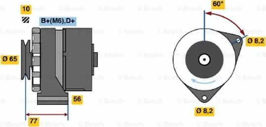 BOSCH 0 986 030 850 - Alternatore www.autoricambi360.it