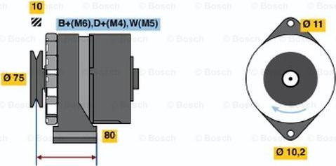 BOSCH 0 986 031 370 - Alternatore www.autoricambi360.it