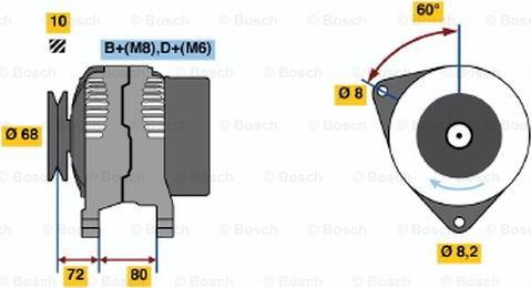 BOSCH 0 986 038 960 - Alternatore www.autoricambi360.it