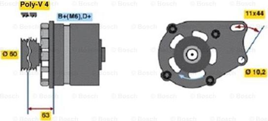 BOSCH 0 986 038 621 - Alternatore www.autoricambi360.it