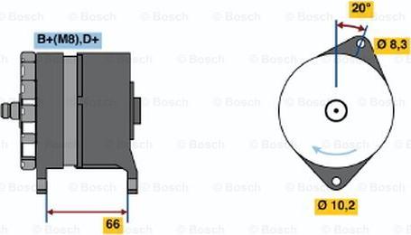 BOSCH 0 986 038 351 - Alternatore www.autoricambi360.it