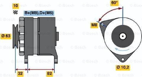 BOSCH 0 986 038 300 - Alternatore www.autoricambi360.it