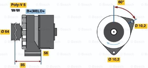 BOSCH 0 986 033 900 - Alternatore www.autoricambi360.it