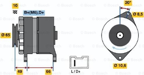 BOSCH 0 986 033 980 - Alternatore www.autoricambi360.it