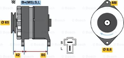 BOSCH 0 986 033 471 - Alternatore www.autoricambi360.it