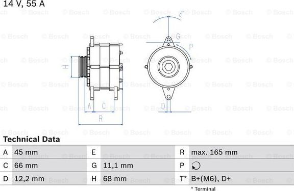 BOSCH 0 986 033 890 - Alternatore www.autoricambi360.it