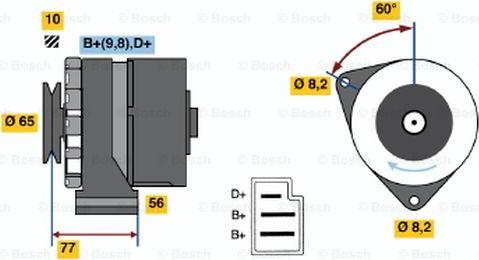BOSCH 0 986 033 200 - Alternatore www.autoricambi360.it