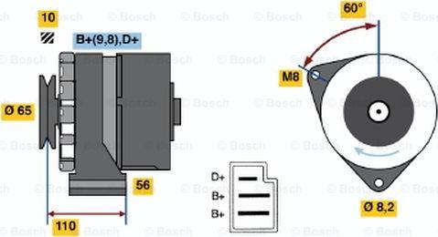 BOSCH 0 986 033 760 - Alternatore www.autoricambi360.it