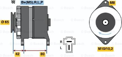 BOSCH 0 986 032 641 - Alternatore www.autoricambi360.it