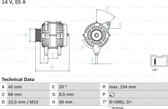 BOSCH 0 986 032 790 - Alternatore www.autoricambi360.it