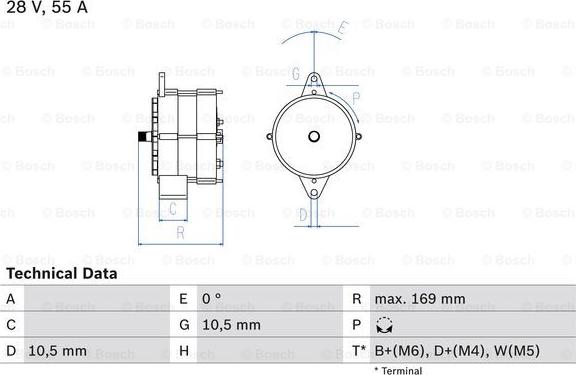 BOSCH 0 986 032 720 - Alternatore www.autoricambi360.it