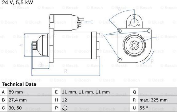 BOSCH 0 986 024 660 - Motorino d'avviamento www.autoricambi360.it