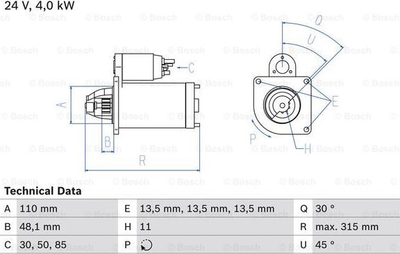 BOSCH 0 986 025 890 - Motorino d'avviamento www.autoricambi360.it