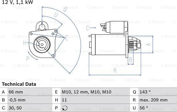 BOSCH 0 986 025 390 - Motorino d'avviamento www.autoricambi360.it