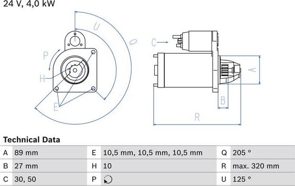 BOSCH 0 986 021 190 - Motorino d'avviamento www.autoricambi360.it