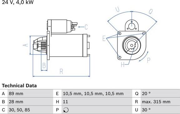 BOSCH 0 986 023 200 - Motorino d'avviamento www.autoricambi360.it