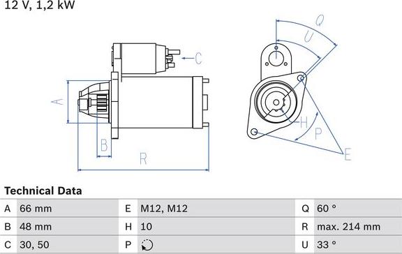 BOSCH 0 986 022 430 - Motorino d'avviamento www.autoricambi360.it