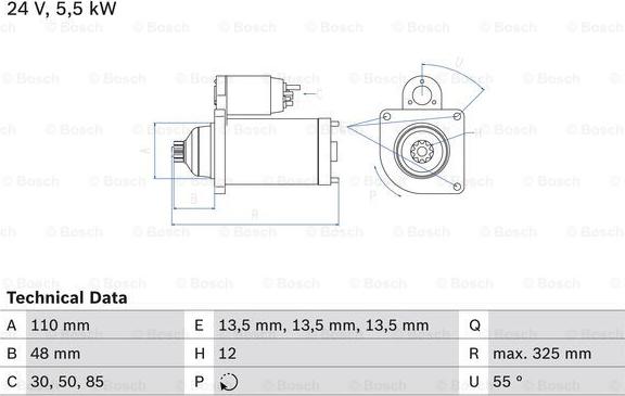 BOSCH 0 986 022 260 - Motorino d'avviamento www.autoricambi360.it