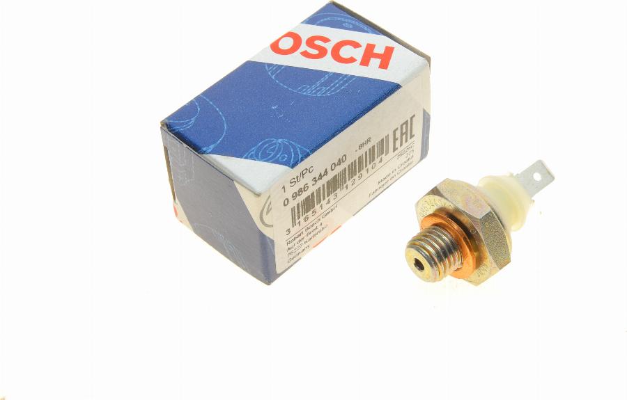 BOSCH 0 986 344 040 - Sensore, Pressione olio www.autoricambi360.it
