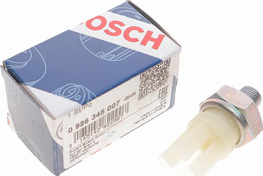 BOSCH 0 986 345 007 - Sensore, Pressione olio www.autoricambi360.it