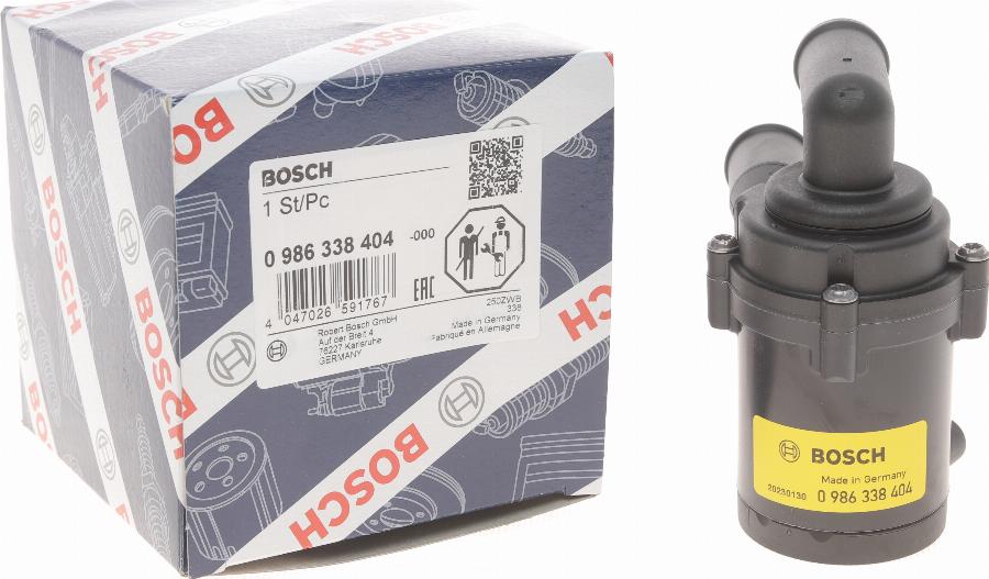BOSCH 0 986 338 404 - Pompa acqua ausiliaria www.autoricambi360.it
