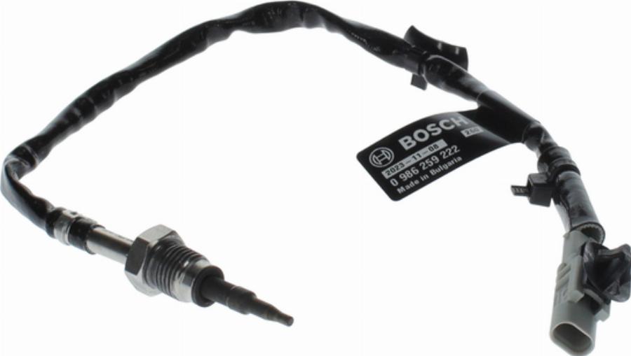 BOSCH 0 986 259 222 - Sensore, Temperatura gas scarico www.autoricambi360.it