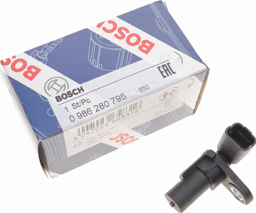 BOSCH 0 986 280 795 - Generatore di impulsi, Albero a gomiti www.autoricambi360.it