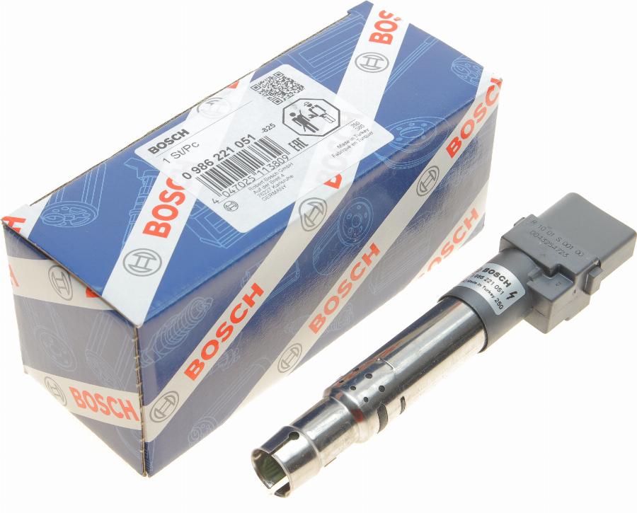 BOSCH 0 986 221 051 - Bobina d'accensione www.autoricambi360.it