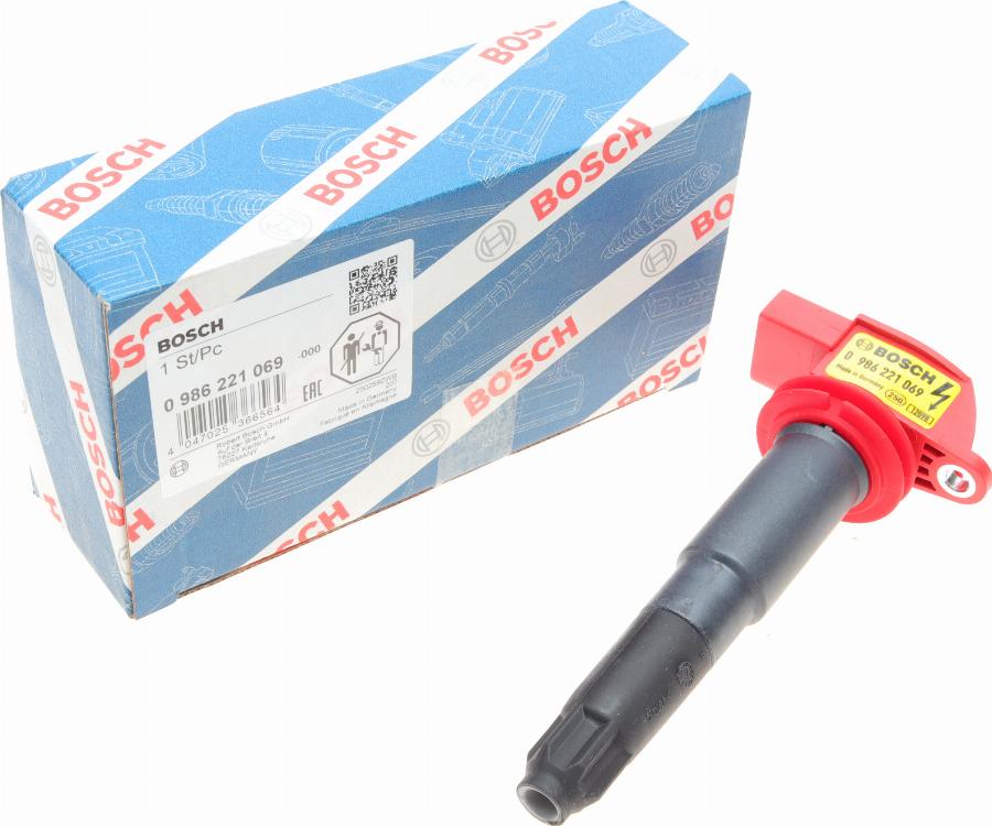 BOSCH 0 986 221 069 - Bobina d'accensione www.autoricambi360.it