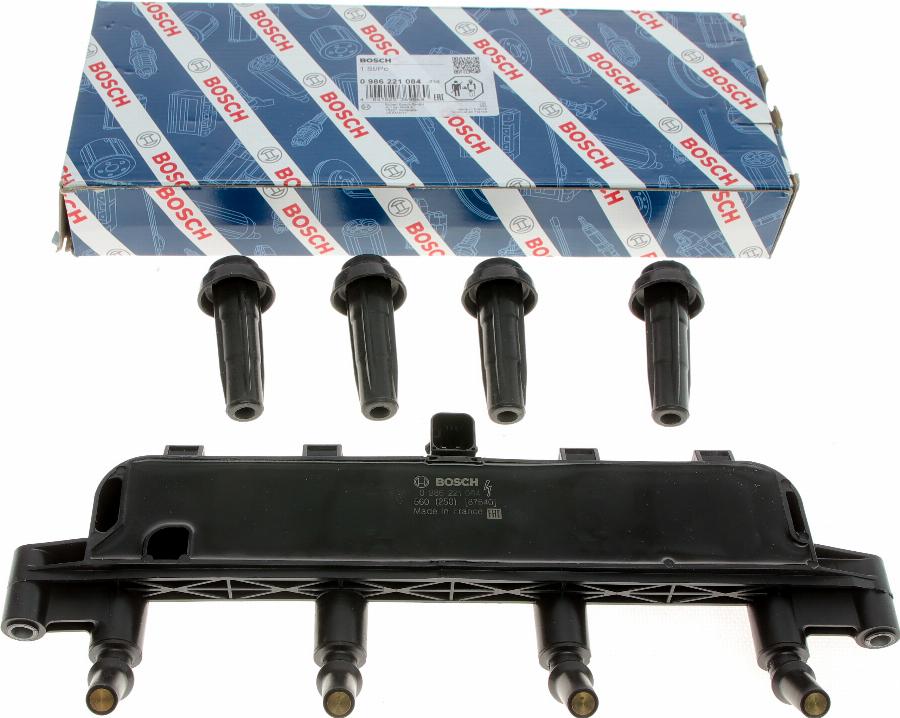 BOSCH 0 986 221 084 - Bobina d'accensione www.autoricambi360.it