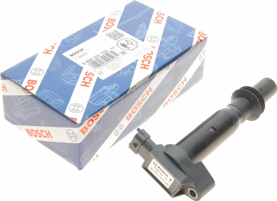 BOSCH 0 986 221 102 - Bobina d'accensione www.autoricambi360.it