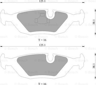 BOSCH 0 986 AB4 424 - Kit pastiglie freno, Freno a disco www.autoricambi360.it