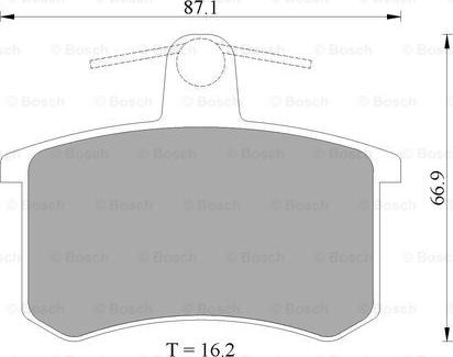 BOSCH 0 986 AB4 423 - Kit pastiglie freno, Freno a disco www.autoricambi360.it
